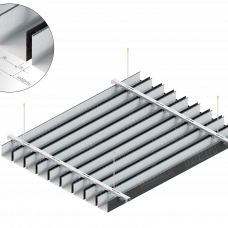 Кубическая рейка KRAFT 88x80 мм